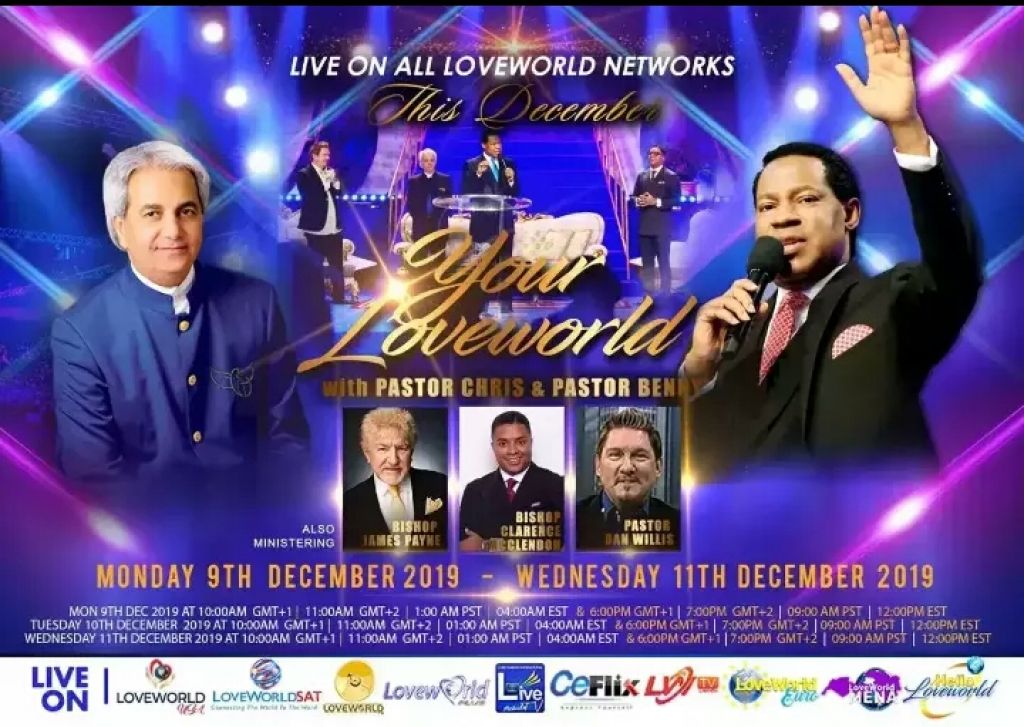 Your LoveWorld with Pastors Chris & Benny Hinn Brings New Seasons of Grace