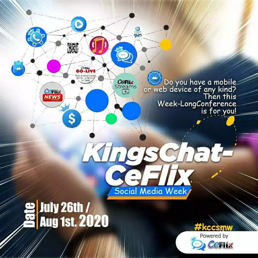 Maiden KingsChat-CeFlix Social Media Week Set to Equip God’s Army for Exploits 