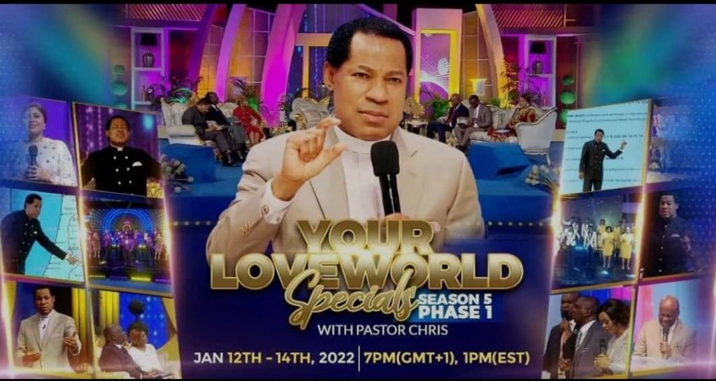 Maiden Edition of 'Your LoveWorld Specials' for 2022 Set to Take Airwaves
