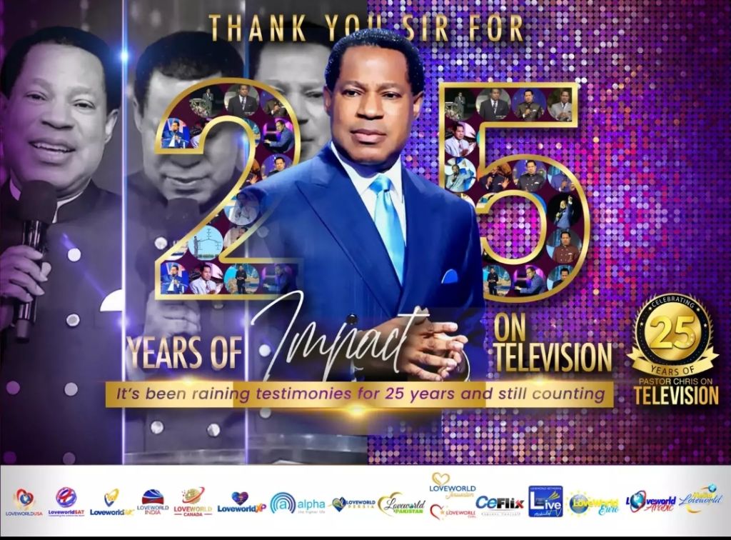 Grand Celebration of Pastor Chris' 25 Years on Television
