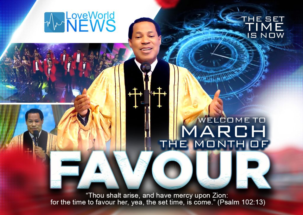 Pastor Chris Declares March to be 'the Month of Favor' at Global Service