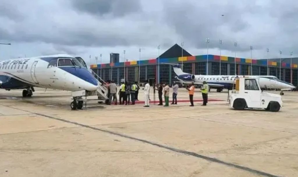 Excitement as First Flight Lands in Ebonyi International Airport