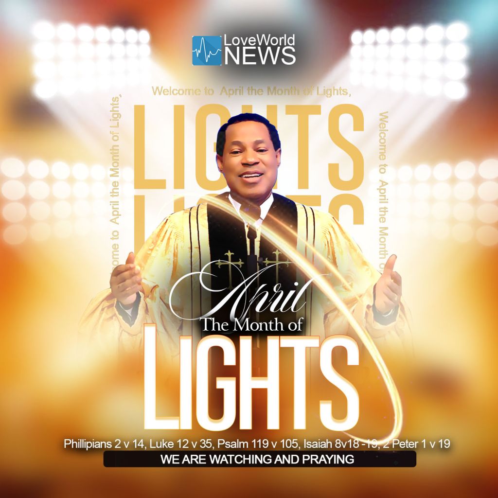 “April is the Month of Lights,” Pastor Chris Heralds at Global service 