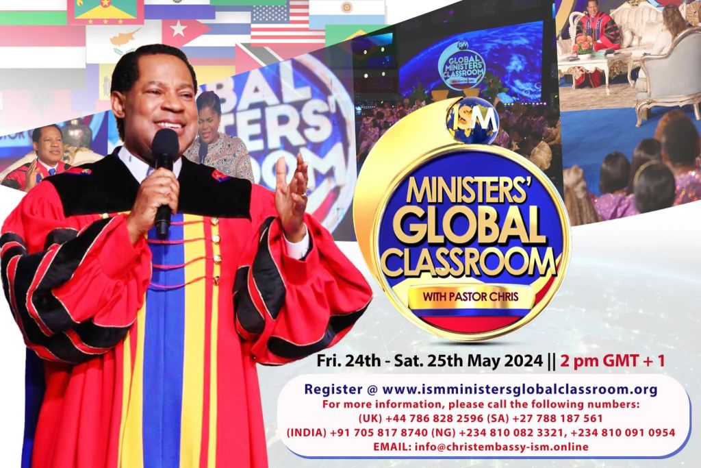 Ministers of the Gospel Set to Join Pastor Chris for Global Ministers Classroom 2024