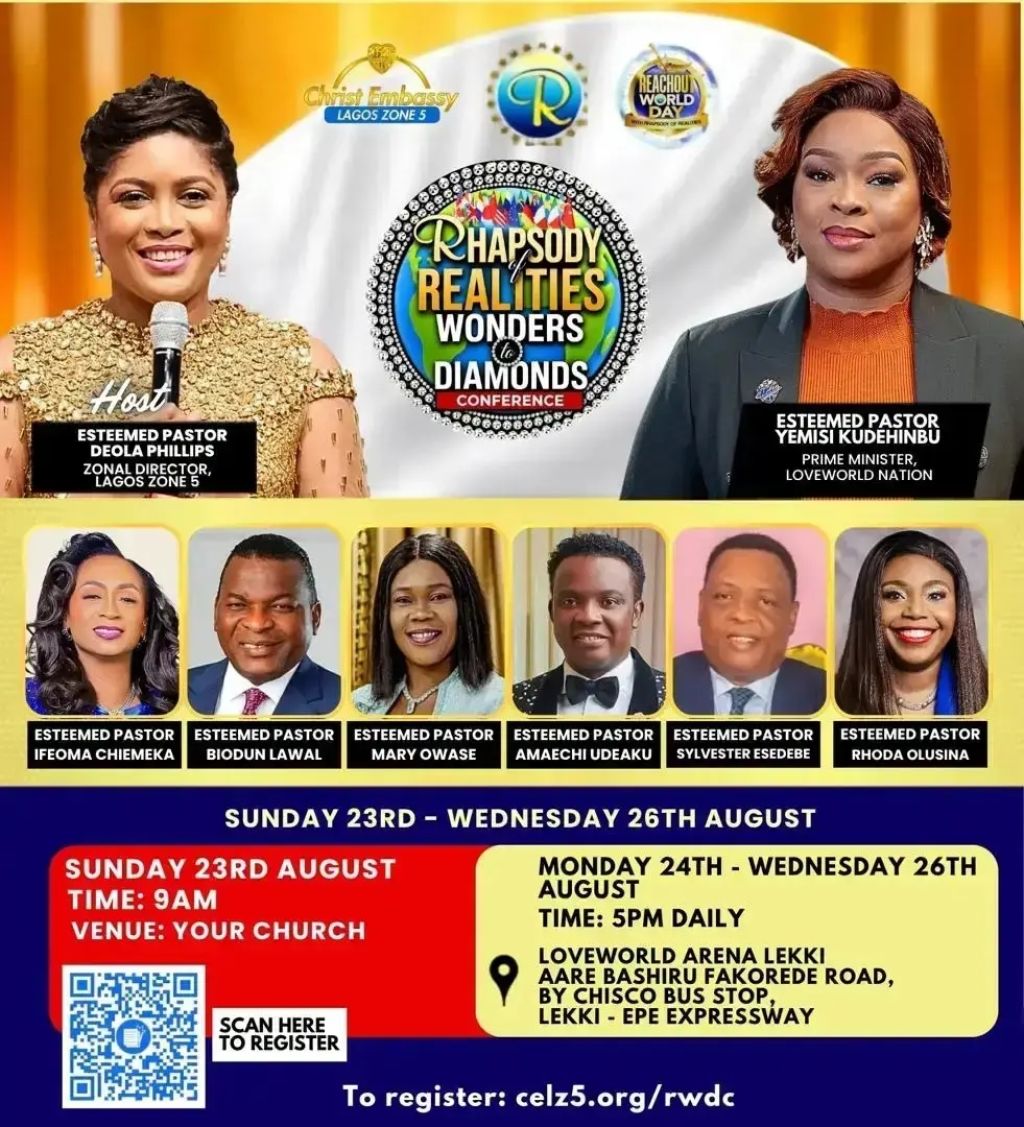 Rhapsody Wonders To Diamonds Conference Kicks Off In CE Lagos Zone 5 