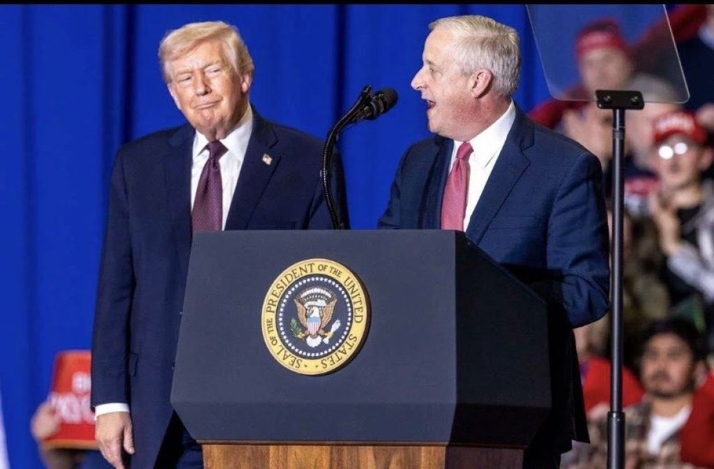 Trump campaigns in North Carolina for Senate candidate Michael Whatley