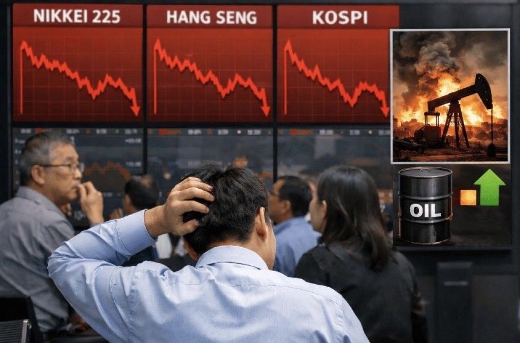 Asian Markets Decline as Oil Prices Remain Above $100