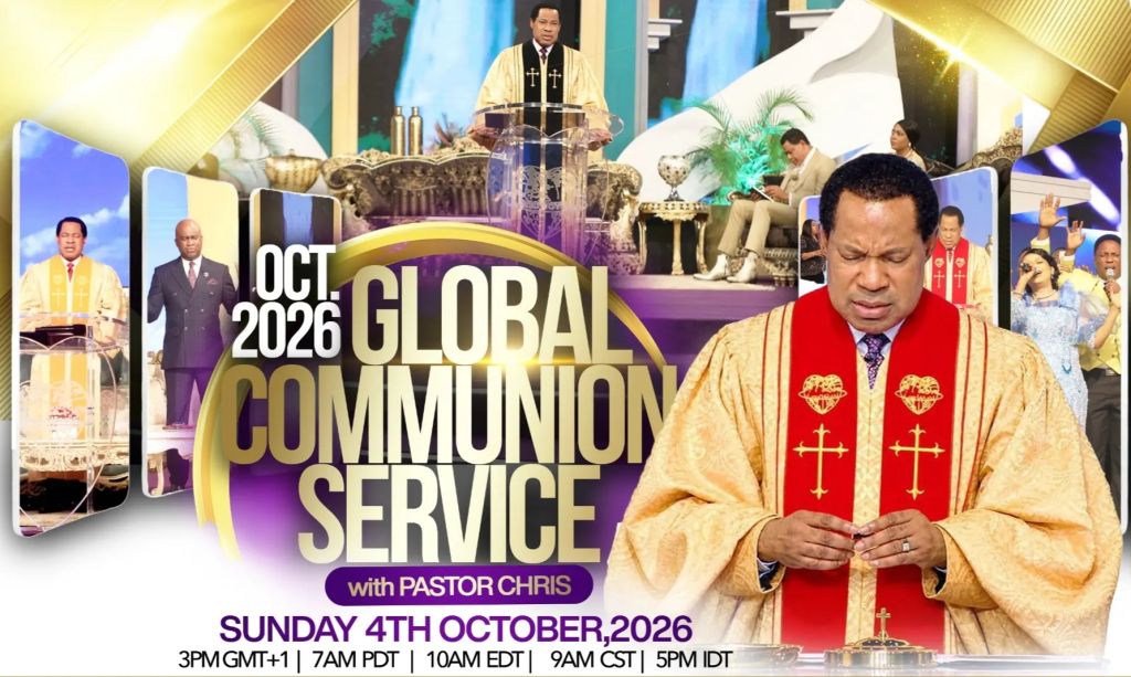 Joyfully Anticipate October 2026 Global Communion Service with Pastor Chris 
